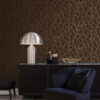 Origin Wallcoverings tapeet õiepungad oksad - matt pruun ja läikiv pronks
