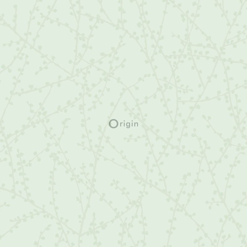 Origin Wallcoverings tapeet õieprint - mündiroheline