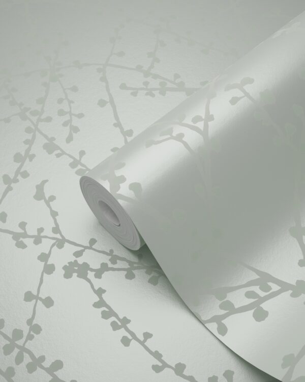 Origin Wallcoverings tapeet õieprint - mündiroheline