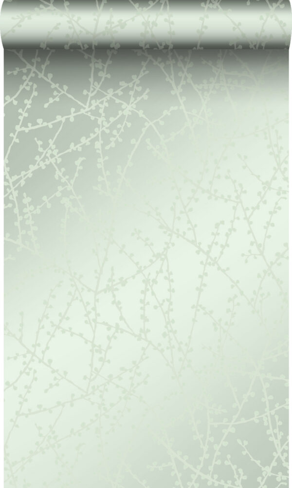 Origin Wallcoverings tapeet õieprint - mündiroheline
