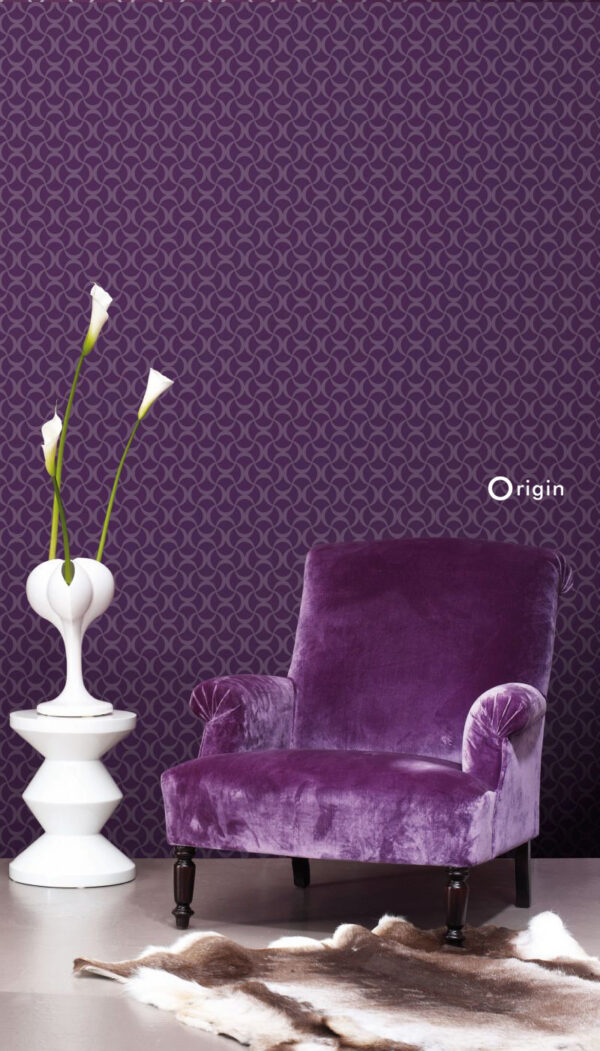 Origin Wallcoverings tapeet graafiline lilla