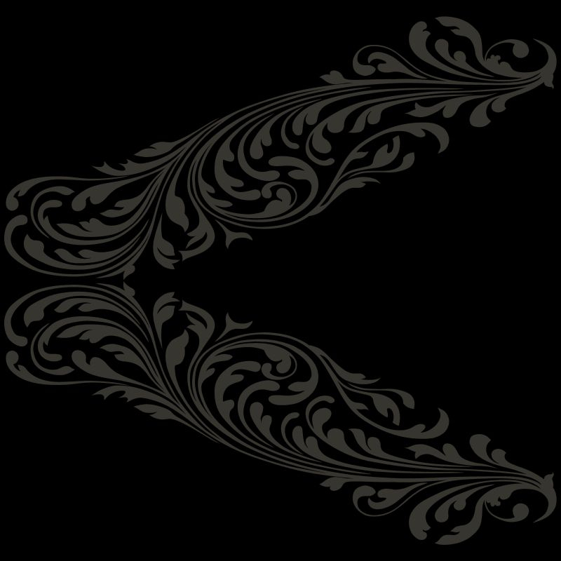 Origin Wallcoverings ornament tapeet - matt must ja hall