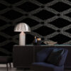 Origin Wallcoverings ornament tapeet - matt must ja hall