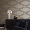Origin Wallcoverings tapeet ornament läikiv pronks ja pruun
