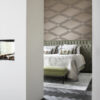Origin Wallcoverings tapeet ornament läikiv pronks ja pruun