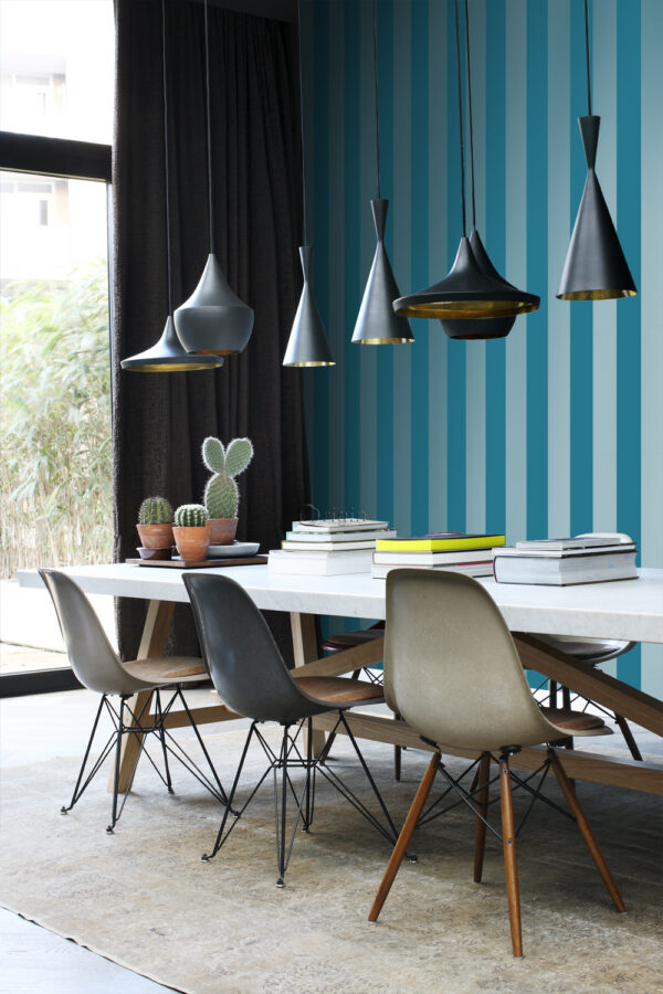 Origin Wallcoverings tapeediribad - türkiissinine