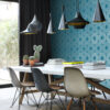 Origin Wallcoverings tapeet graafiline vorm - sinakasroheline