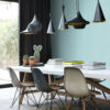 Origin Wallcoverings tapeet ühtlane jääsinine