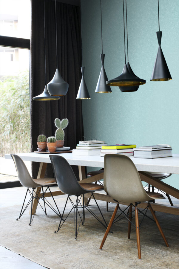 Origin Wallcoverings tapeet ühtlane jääsinine