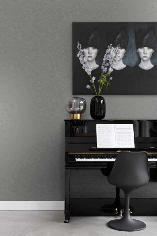 Origin Wallcoverings tapeet ühevärviline tumehall