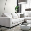 Origin Wallcoverings tapeet peened ebaühtlased triibud liivstruktuur - valge