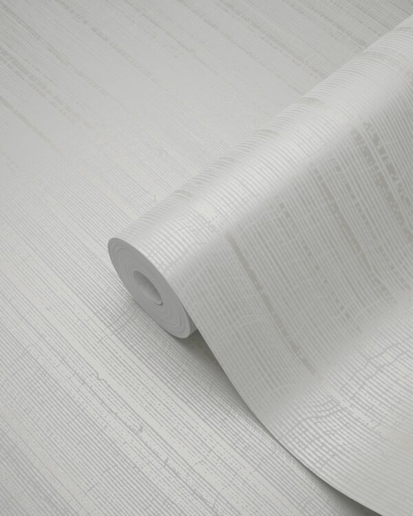 Origin Wallcoverings tapeet peened ebaühtlased triibud liivstruktuur - valge