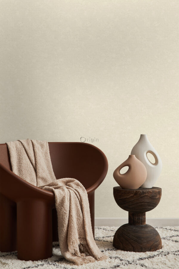 Origin Wallcoverings tapeet ühevärviline kreembeež