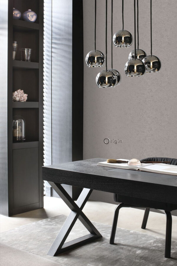 Origin Wallcoverings tapeet lihtne taupe ja läikiv pronks