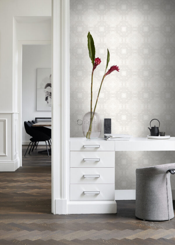 Origin Wallcoverings tapeet graafiline vorm - valge