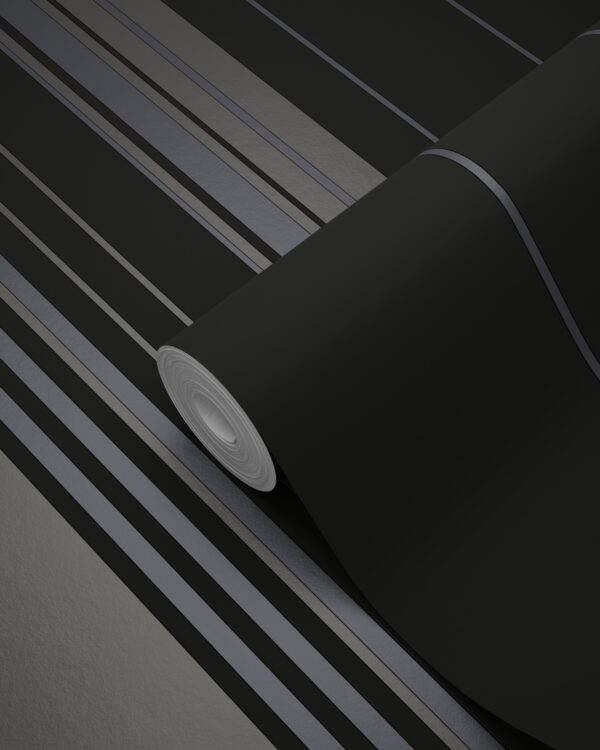 Origin Wallcoverings tapeediribad - must ja läikiv pronks