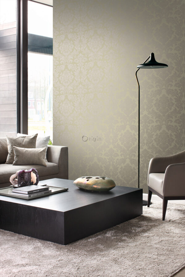 Origin Wallcoverings tapeet ornament soe beež