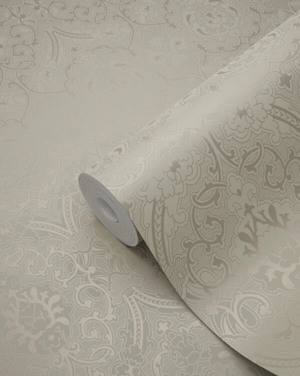 Origin Wallcoverings tapeet ornament - läikiv pronks