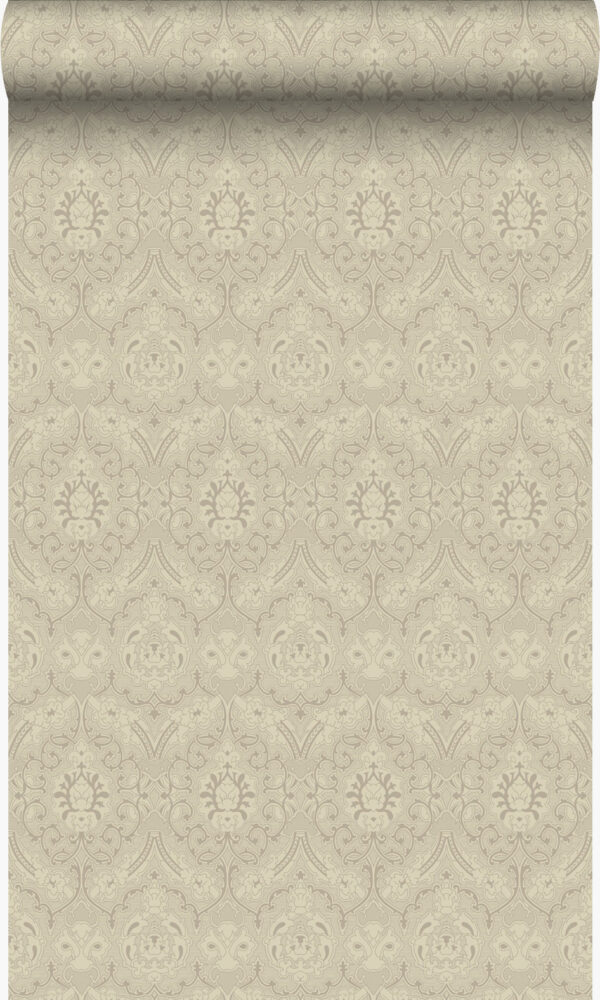 Origin Wallcoverings tapeet ornament - läikiv pronks