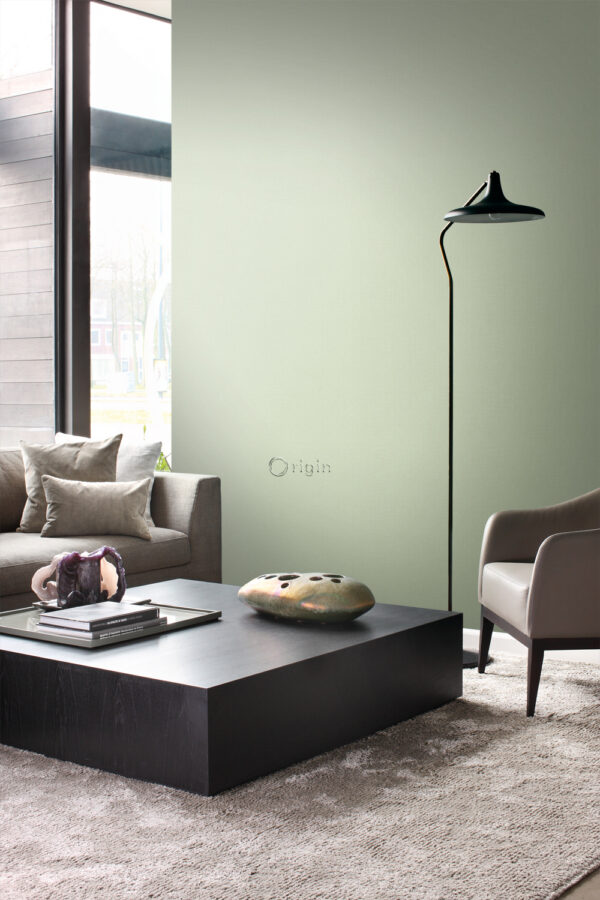 Origin Wallcoverings tapeet peen struktuur - roheline