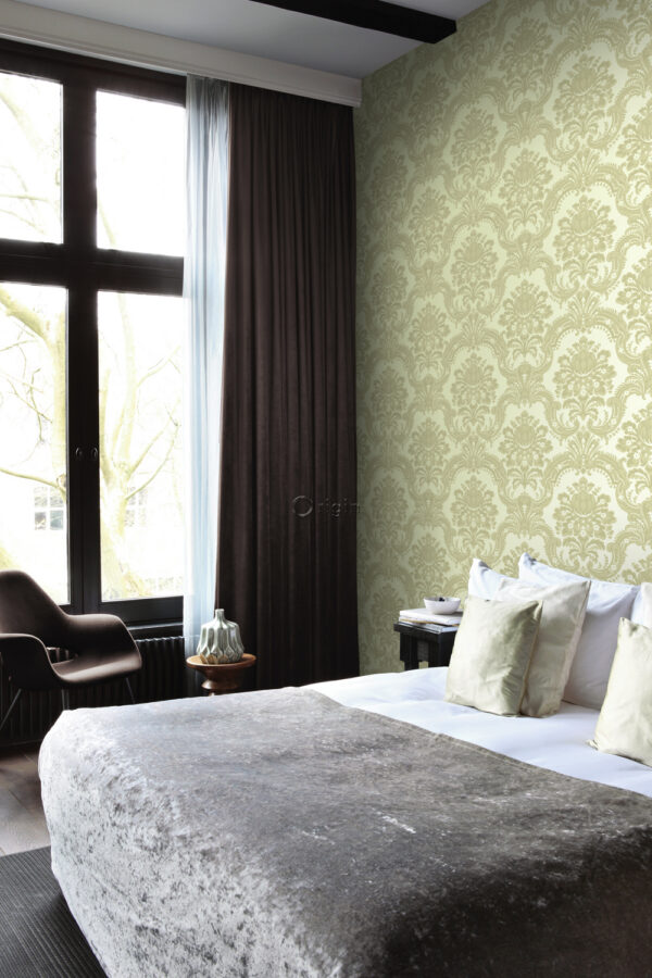 Origin Wallcoverings tapeet ornament heleroheline