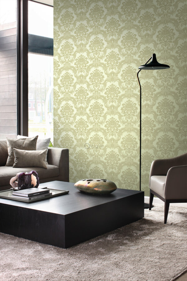 Origin Wallcoverings tapeet ornament heleroheline
