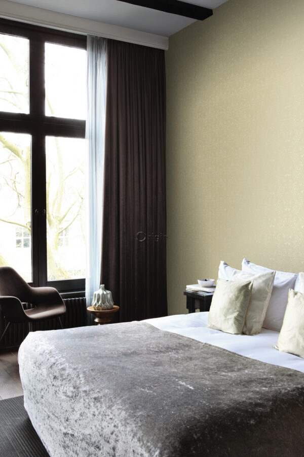 Origin Wallcoverings tapeet ornament hele läikiv kuld