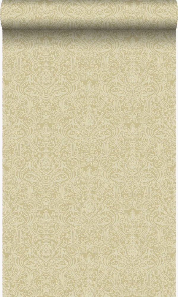 Origin Wallcoverings tapeet ornament hele läikiv kuld