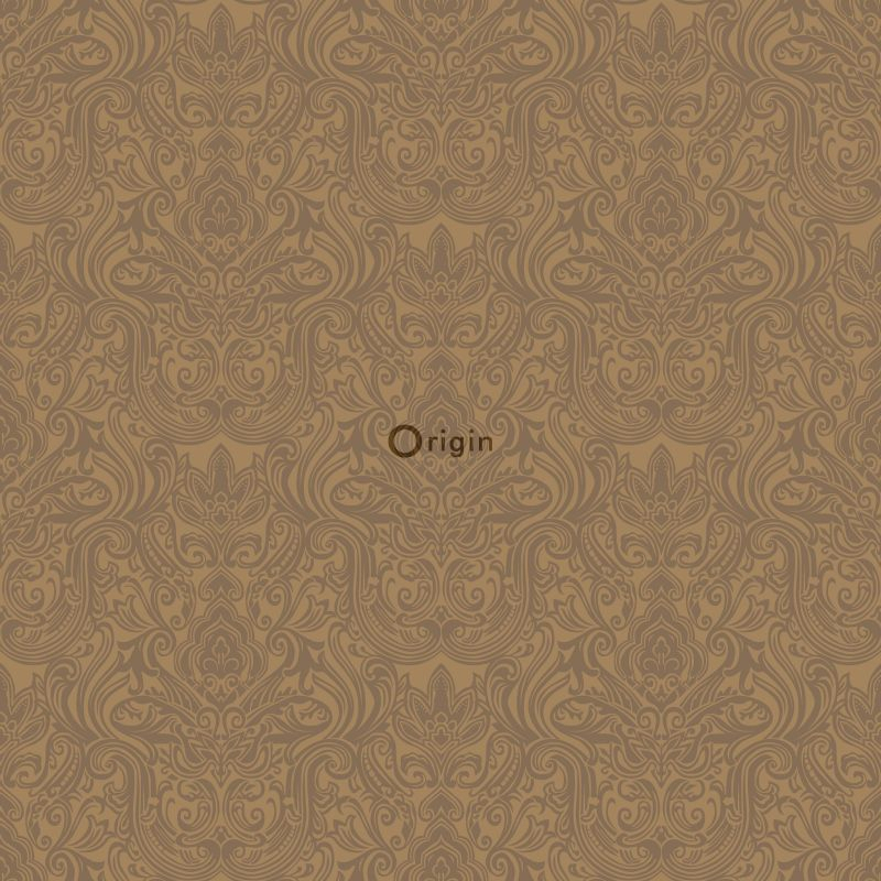 Origin Wallcoverings tapeet ornament - läikiv pronks
