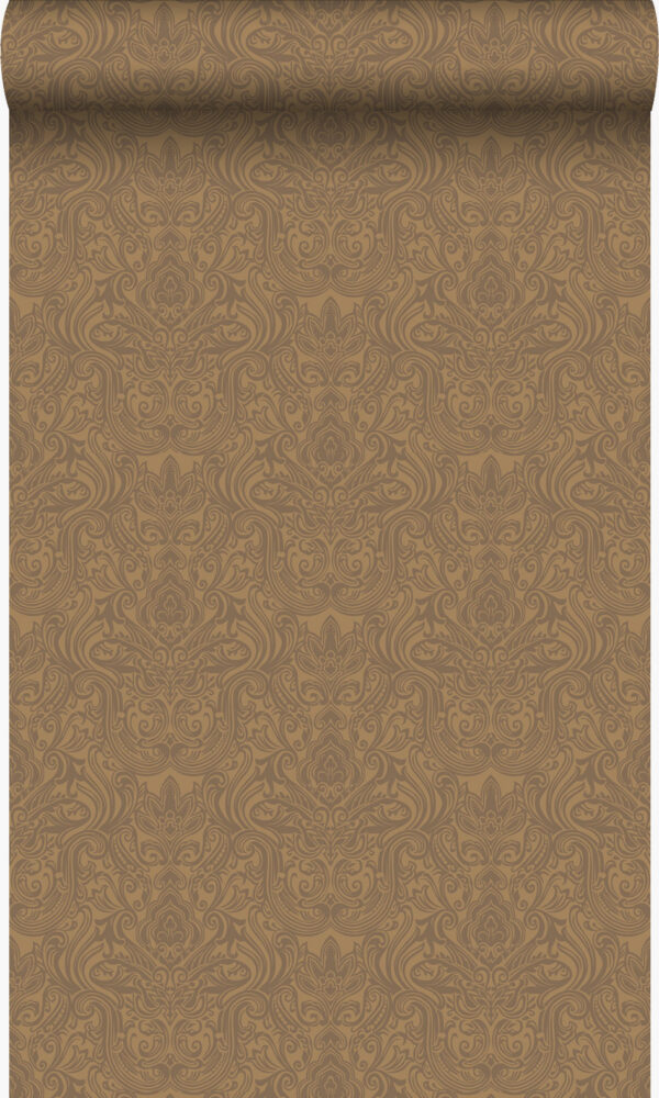 Origin Wallcoverings tapeet ornament - läikiv pronks