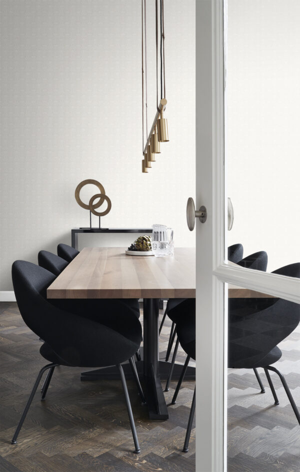 Origin Wallcoverings tapeet ornament - valge ja helehall