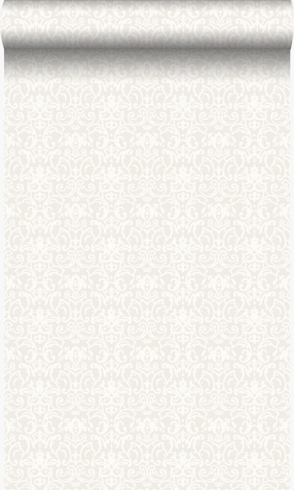 Origin Wallcoverings tapeet ornament - valge ja helehall