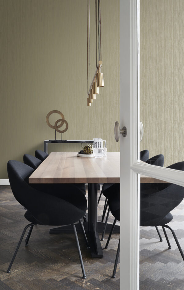 Origin Wallcoverings tapeet peened triibud - hele läikiv kuld