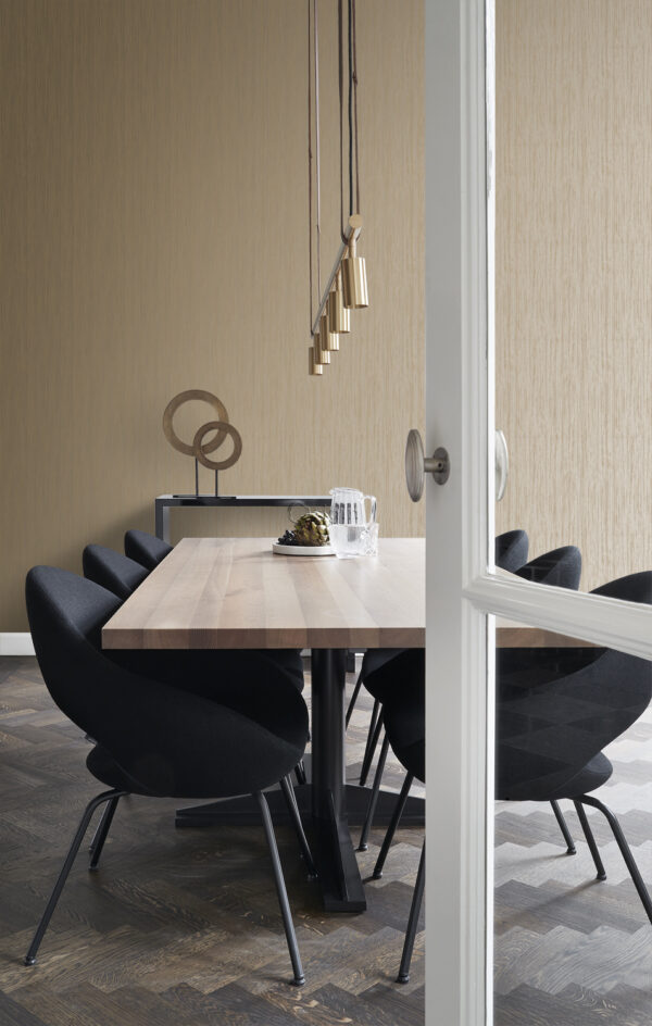 Origin Wallcoverings tapeet peened triibud - läikiv vaskpruun