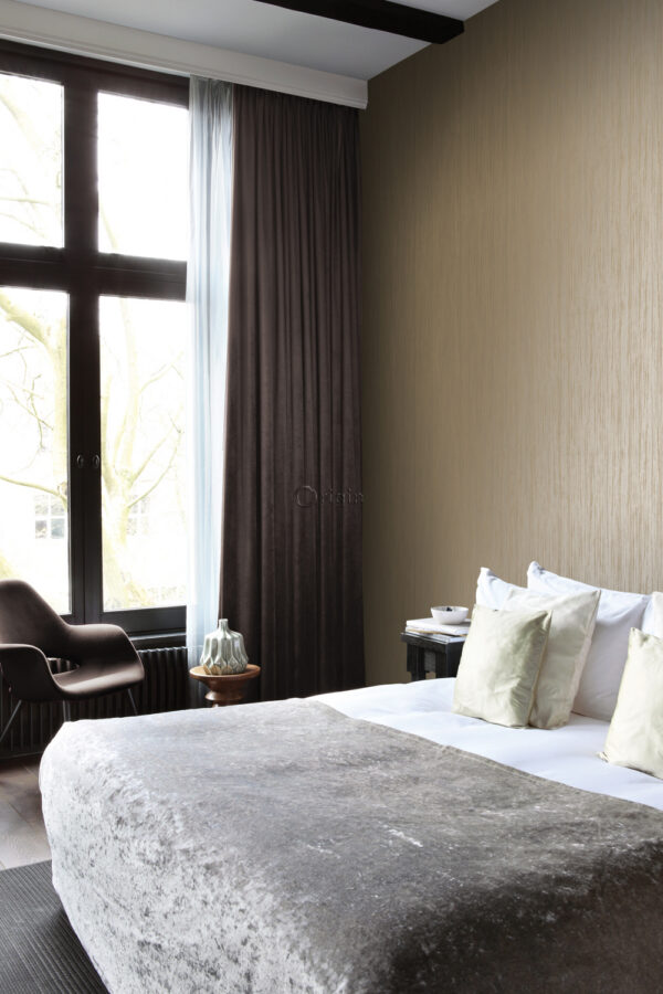 Origin Wallcoverings tapeet peened triibud - läikiv vaskpruun