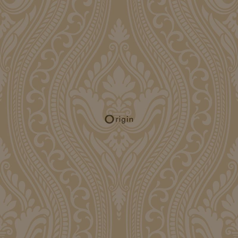 Origin Wallcoverings tapeet ornament - läikiv pronks
