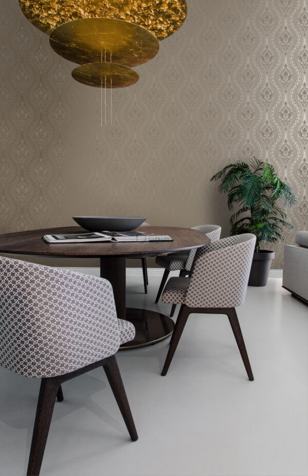 Origin Wallcoverings tapeet ornament - läikiv pronks