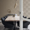 Origin Wallcoverings tapeet ornament - läikiv pronks