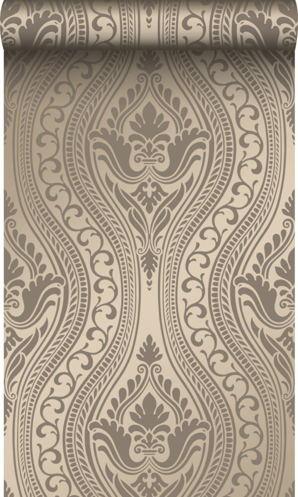 Origin Wallcoverings tapeet ornament - läikiv pronks