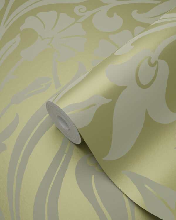 Origin Wallcoverings tapeet lilled - roheline