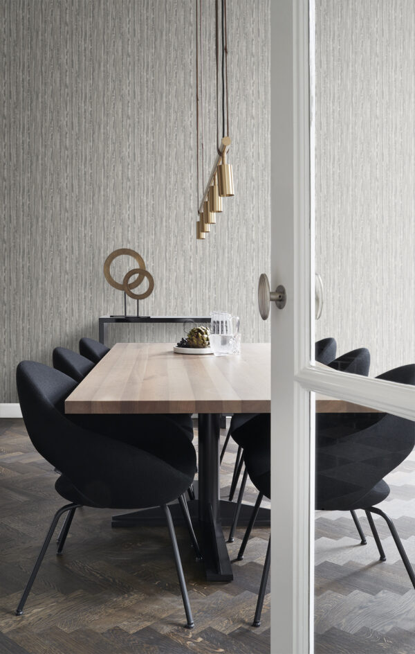 Origin Wallcoverings tapeediribad - pruun ja hele läikiv kuld