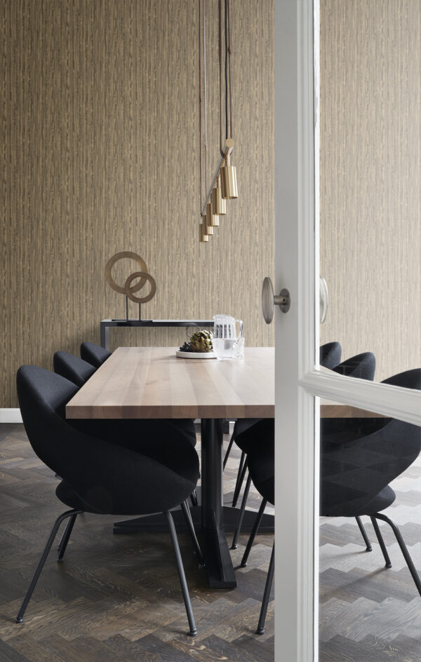 Origin Wallcoverings tapeediribad - läikiv vaskpruun