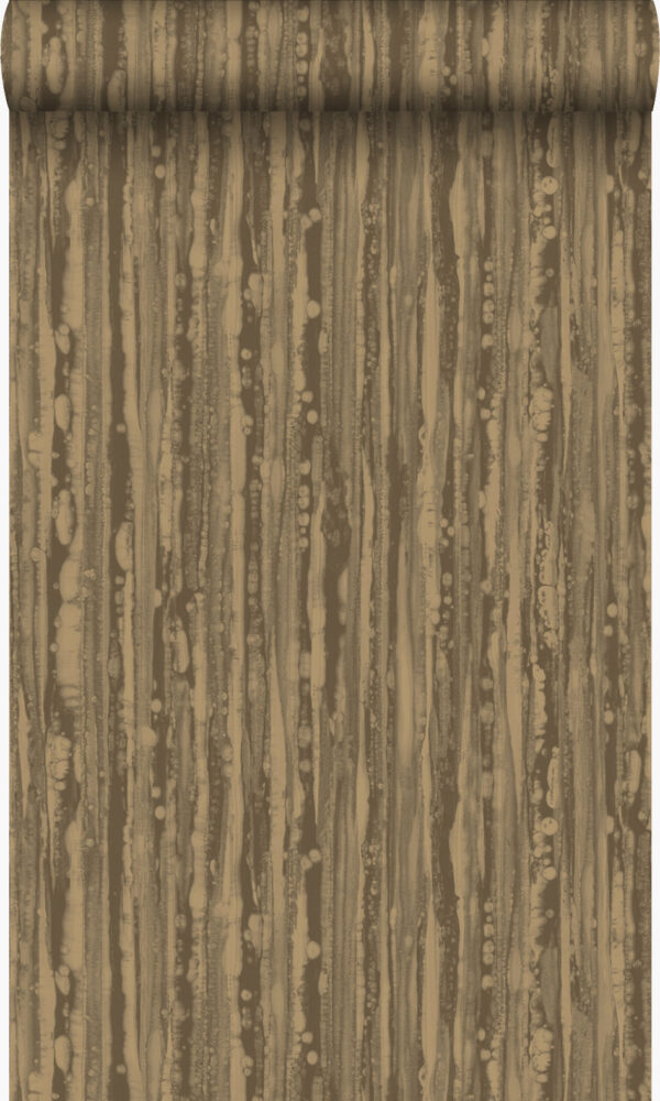Origin Wallcoverings tapeediribad - läikiv vaskpruun