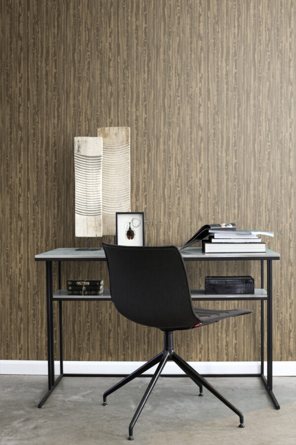 Origin Wallcoverings tapeediribad - läikiv vaskpruun