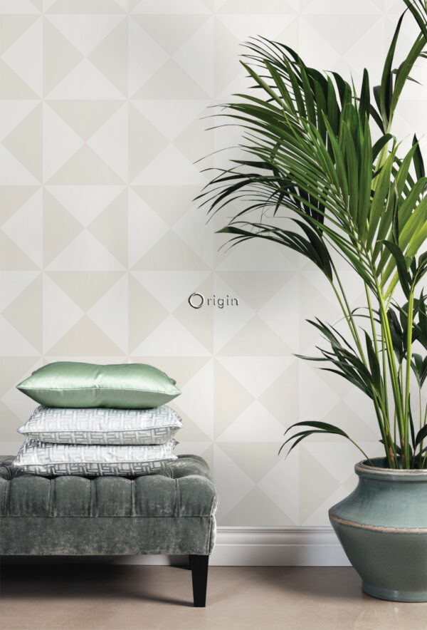 Origin Wallcoverings tapeet graafiline vorm - valge