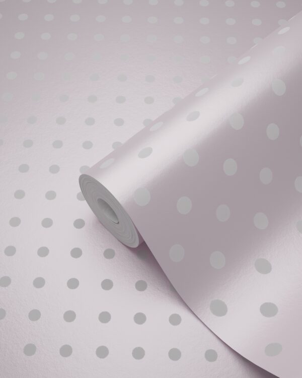Origin Wallcoverings tapeet täpid läikiv roosa