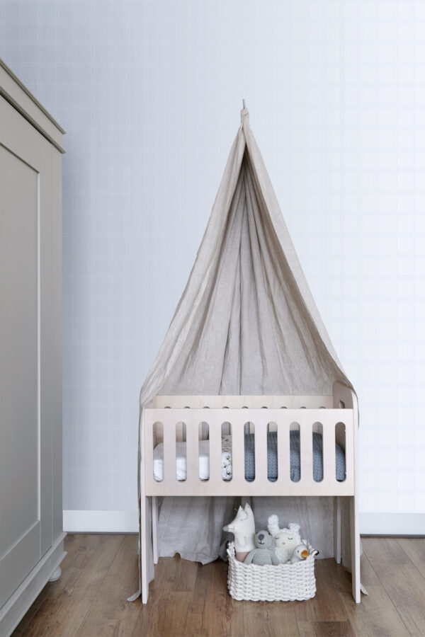 Origin Wallcoverings tapeet rombimotiiv - helesinine