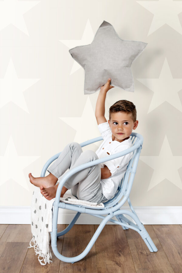 Origin Wallcoverings tapeet tähed - beež