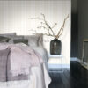 Origin Wallcoverings tapeet ornament - hõbedane ja valge