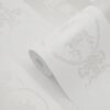 Origin Wallcoverings tapeet ornament - hõbedane ja valge